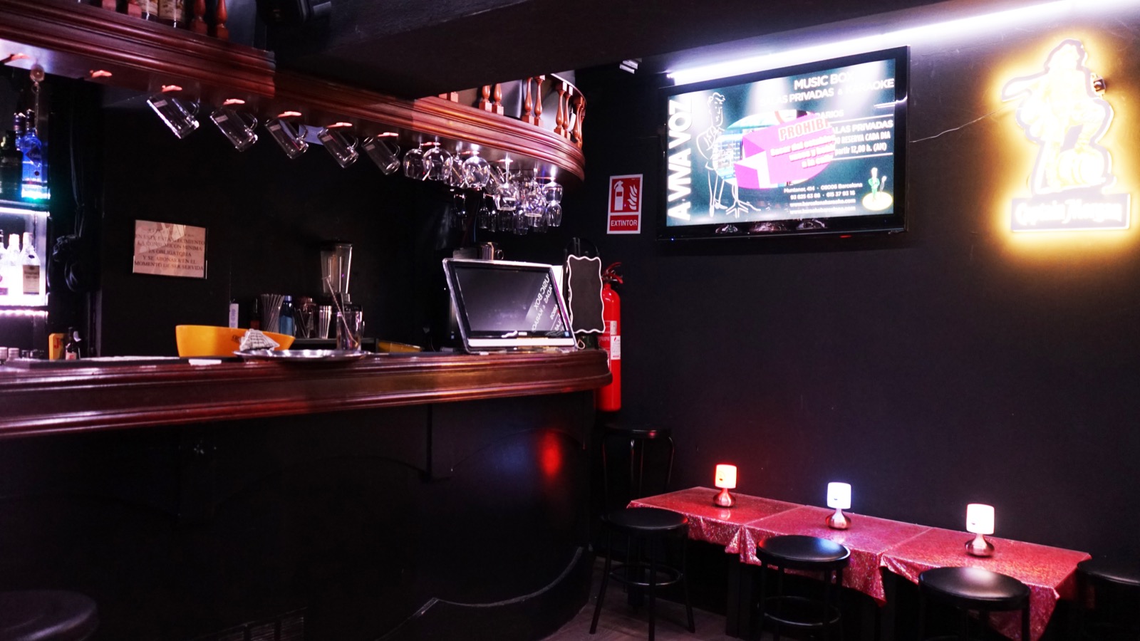Sala privada de A Viva Voz Rocafort